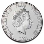 Niue. 2 Dollars 2021 1 oz $2 NZD Niue Disney Lion King, Postzegels en Munten