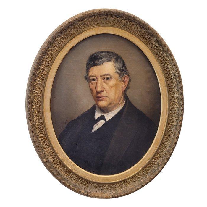 Francesc Torrescassana i Sallarés (1845–1918) - Retrato, Antiek en Kunst, Kunst | Schilderijen | Klassiek