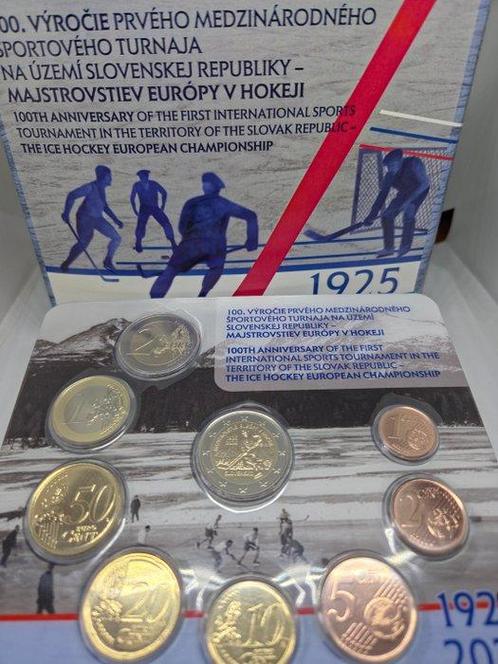 Slowakije. Year Set (BU) 2025  (Zonder Minimumprijs), Postzegels en Munten, Munten | Europa | Euromunten