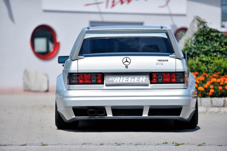 Rieger achtervleugel Breedbouw II | 190-Serie (W201) - Sedan, Auto-onderdelen, Carrosserie, Nieuw, Mercedes-Benz, Verzenden