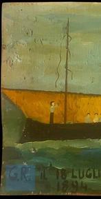 Ex-voto - Reproduction dun ex-voto sur bois - 1940-1950, Antiek en Kunst