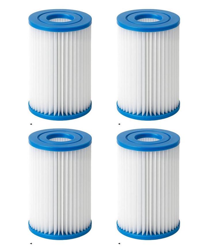 Zwembad filters - 13.5cm x ø10.5cm - set van 4 stuks - ty.., Tuin en Terras, Zwembaden, Nieuw, Ophalen of Verzenden