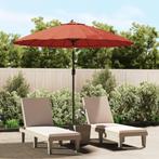 vidaXL Parasol met aluminium paal 270 cm terracottakleurig, Verzenden, Nieuw