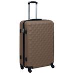 vidaXL Harde koffer ABS bruin, Handtassen en Accessoires, Koffers, Verzenden, Nieuw