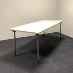 kusch & Co klaptafel / vouwtafel 180x80 cm, formica wit blad, Gebruikt