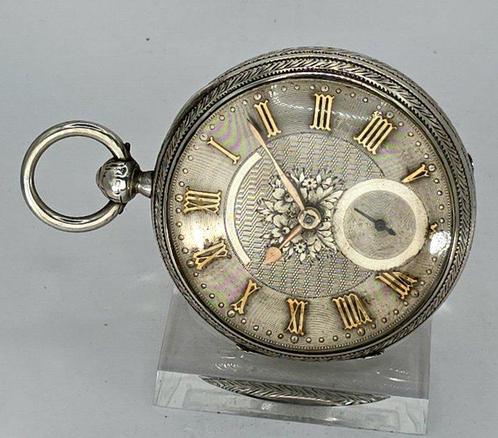 John Forrest London - Silberlepine - Silberziffernblatt ., Handtassen en Accessoires, Horloges | Heren