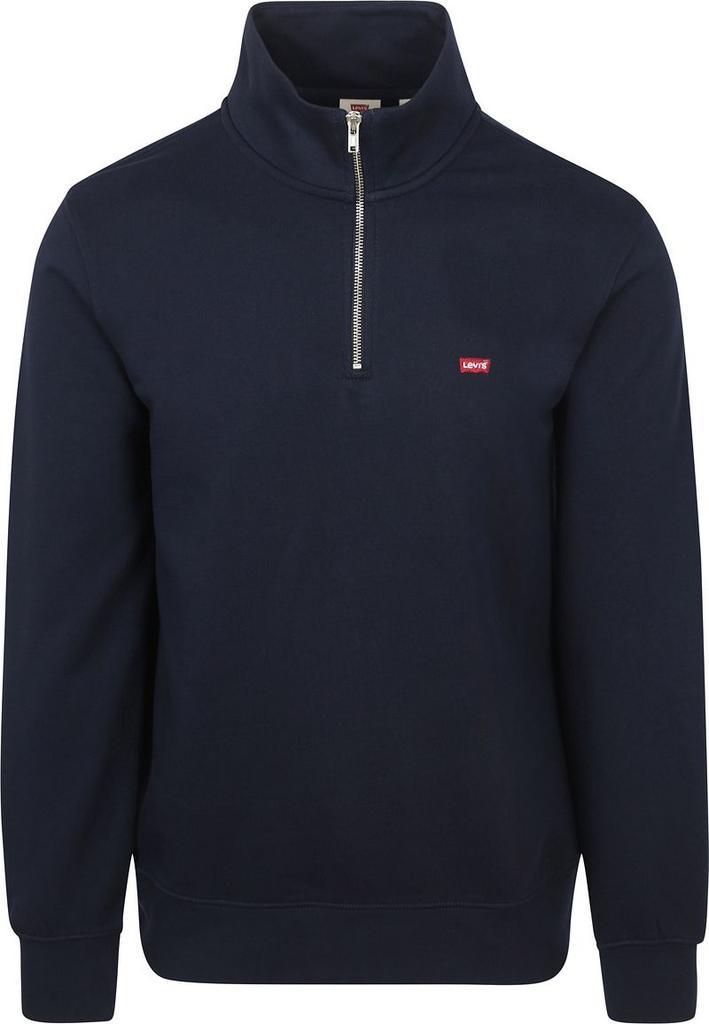 Levis Sweater Half Zip Navy maat Maat 52/54 (L) Heren, Kleding | Heren, Truien en Vesten, Blauw, Nieuw, Maat 52/54 (L), Verzenden