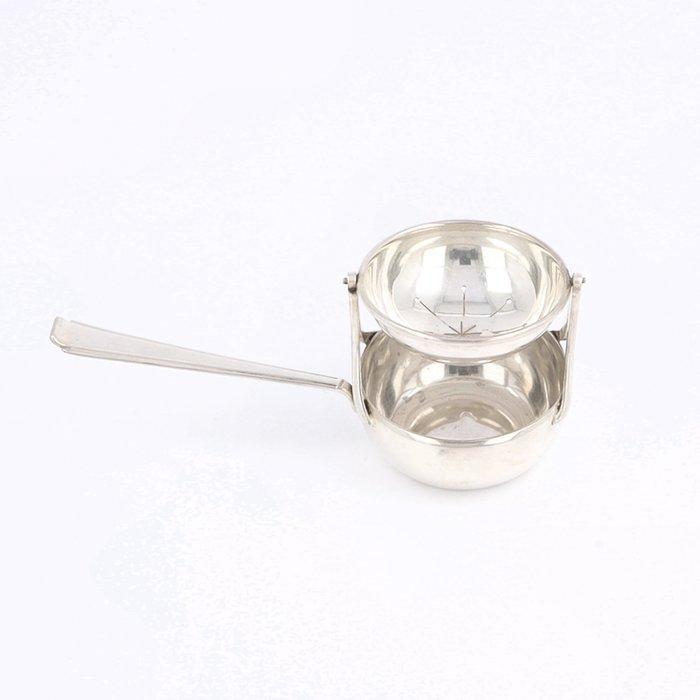 Albert Célestin Charlent Art-Deco Tuimelaar - Filtre à thé, Antiek en Kunst, Antiek | Zilver en Goud