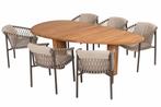 4 Seasons Outdoor Allora tuinset terre met Corsica tafel 240, Nieuw