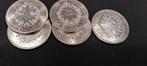 France. 50 Francs 1974/1977 Hercule (lot de 5 monnaies en