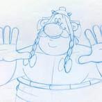 Obelix Original drawing - Asterix In America - Original