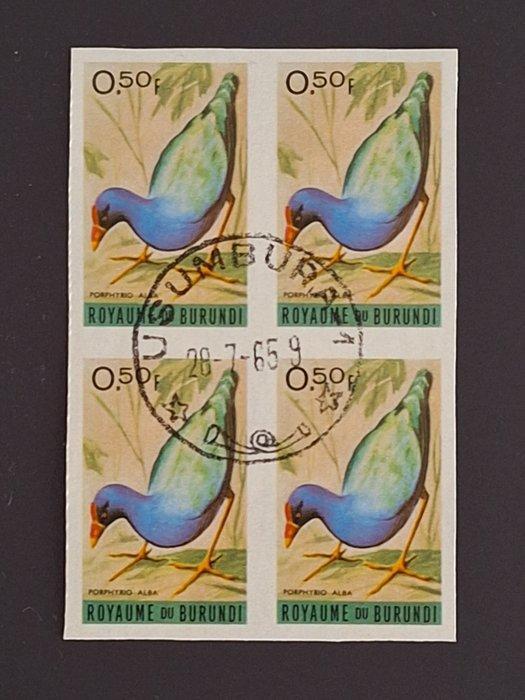 Burundi - 1965 - n° 123/137 ongetand in blokken van 4, Postzegels en Munten, Postzegels | Europa | België