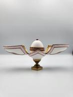 Lot de 3 œufs décoratifs type Fabergé – Écrins à bague –