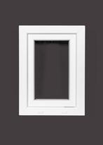 PVC raam draai kiep b50xh70 cm wit, Doe-het-zelf en Bouw, Glas en Ramen, Gevelraam of Ruit, Minder dan 80 cm, Minder dan 80 cm