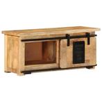vidaXL Tv-meubel 90x35x40 cm massief mangohout, Huis en Inrichting, Kasten |Televisiemeubels, Verzenden, Nieuw