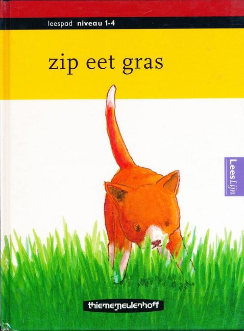 Leespad Leesboek 1-4 Zip eet gras, Boeken, Schoolboeken, Verzenden
