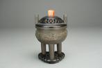 Tripod Censer - Brons - Archaic-Style - China - Qing