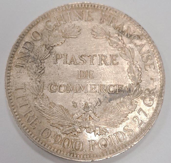 Frans Indochina. Piastre de commerce 1906-A (Zonder, Postzegels en Munten, Munten | Europa | Euromunten