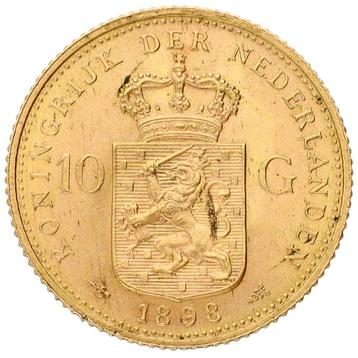 Pays-Bas. Wilhelmina. 10 Gulden 1898 beschikbaar voor biedingen