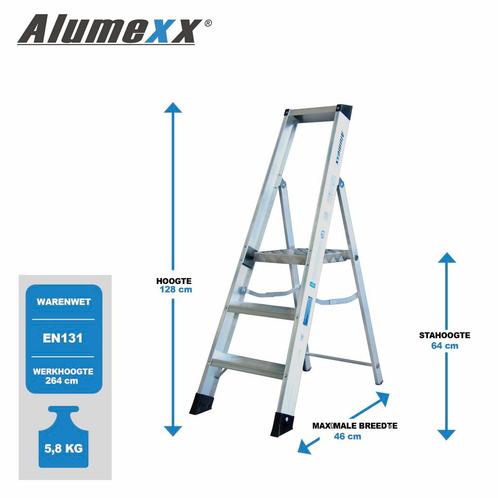 Alumexx Mamut bordestrap ACTIE, Bricolage & Construction, Échelles & Escaliers, Envoi