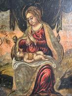 Scuola veneta (XVI) - Madonna con Bambino, Antiek en Kunst