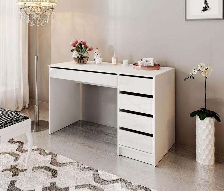 Kaptafel Arco Wit hoogglans 120 cm makeup tafel, Handtassen en Accessoires, Uiterlijk | Cosmetica en Make-up, Nieuw, Verzenden