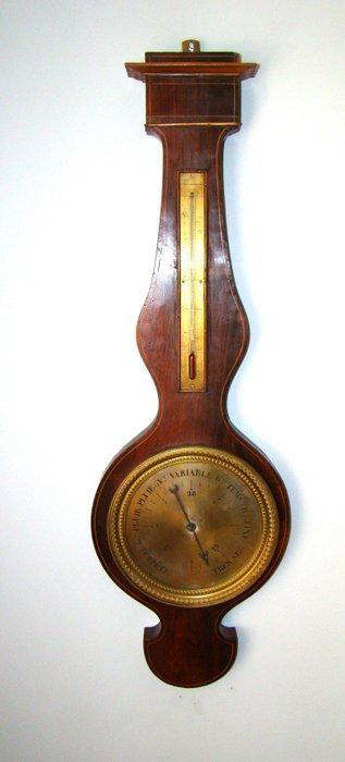 Wauquier Soleil barometer thermometer - Hout