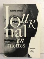 Eugène Ionesco - Journal en miettes [1/50 sur vélin pur fil]