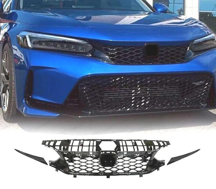 Calandre Pour Honda Civic 20-23 Look Type R Pdc, Auto-onderdelen, Carrosserie, Verzenden