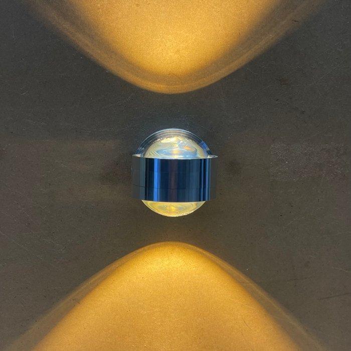 Wandlamp (4) - Glas, Metaal - Led Wall Light, Antiek en Kunst, Curiosa en Brocante