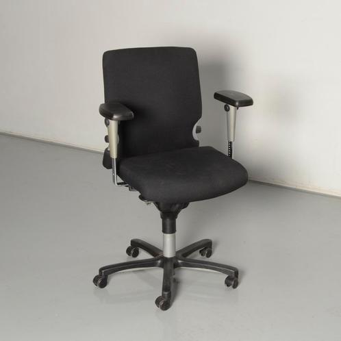 Haworth Comforto 77 bureaustoel,zwart, 4D armleggers, Huis en Inrichting, Bureaustoelen, Gebruikt, Ophalen of Verzenden