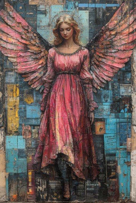 CoCo - Wings of the Metropolis - XXL, Antiquités & Art, Art | Peinture | Moderne