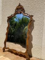 Spiegel - Hout - Rocaille-stijl - Gratis verzending, Antiek en Kunst