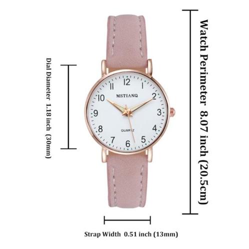 Minimalistisch Horloge voor Dames Modieus Kwarts Uurwerk Montres connectees 2ememain