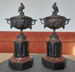 Cassolette - Brons, Marmer - Coupes met hoezen en, Antiek en Kunst