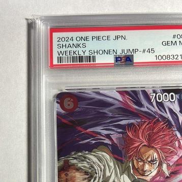 Bandai - 1 Graded card - One Piece - Shanks P-083 - PSA 10 beschikbaar voor biedingen