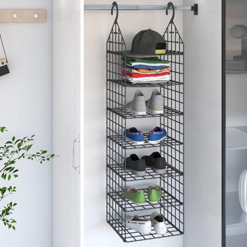 vidaXL Kastorganiser hangend met 7 schappen, Huis en Inrichting, Kasten | Kleerkasten, Nieuw, Verzenden