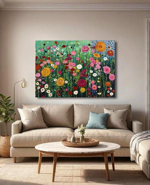 Yadiel Gonzales - Flores silenciosas de ala pradera, Antiek en Kunst, Kunst | Designobjecten