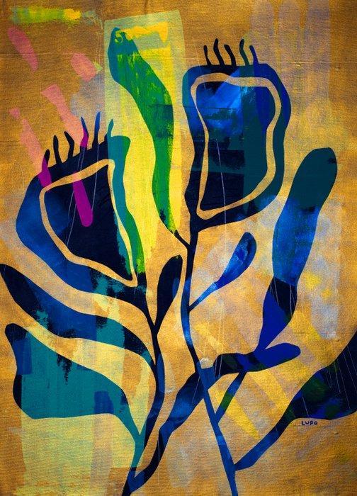 Lupo - Urban Jungle 157 - Real Gold - XXL-NO Reserve, Antiek en Kunst, Kunst | Designobjecten