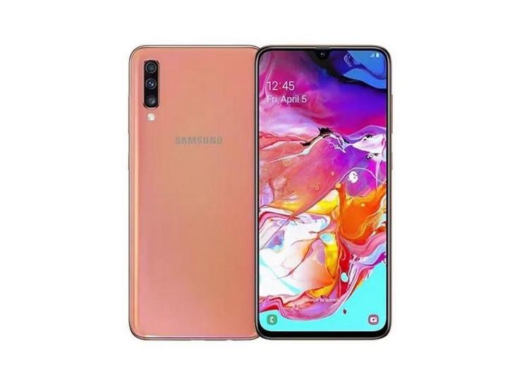 Samsung Galaxy A70 - Smartphone - 128GB Dual SIM - Roze, Huis en Inrichting, Woonaccessoires | Overige, Zo goed als nieuw, Verzenden