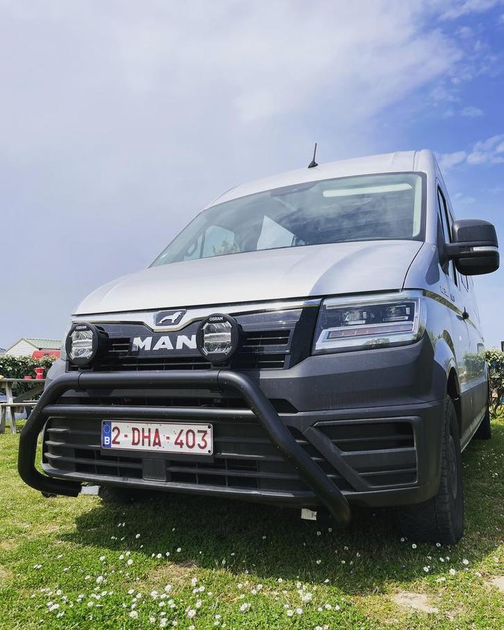 Bull bar RVS zwart – MAN TGE en VW Crafter 2017+, Auto-onderdelen, Overige Auto-onderdelen, Nieuw, Herkomst onderdeel bekend, Volkswagen