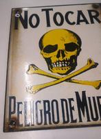 No Tocar - Peligro de Muerte - Emaille bord - Emaille