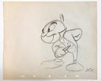 Rare : Jiminy Cricket Originele Animatie Tekeningen +, Nieuw