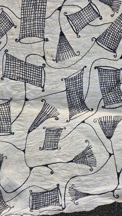 Tapas pygmée mbuti - Congo RDC (Zonder minimumprijs), Antiek en Kunst, Kunst | Niet-Westerse kunst