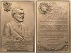 Bronzeplakette 1904 Reuss-persoenlichkeiten Fischer, Juli..., Verzenden