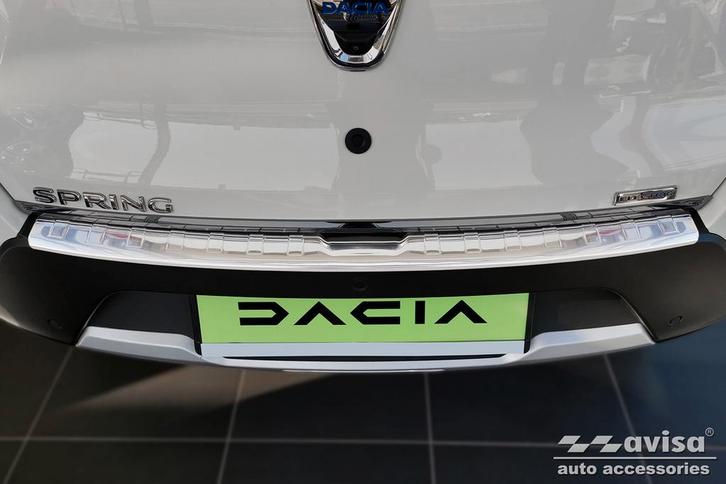 Achterbumperbeschermer | Dacia | Spring 21- 5d hat. | Ribs |, Auto diversen, Auto-accessoires, Nieuw, Verzenden