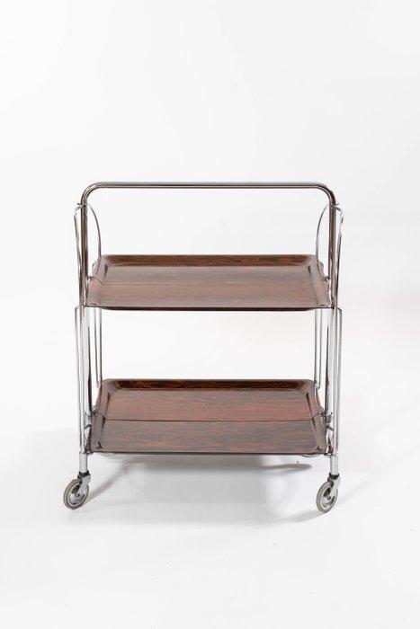 Serveerwagen - Metaal, formica, Antiek en Kunst, Kunst | Designobjecten