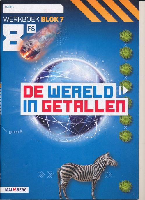 De wereld in Getallen versie 5 Werkboek Blok 7 groep 8 FS (p, Livres, Livres scolaires, Envoi