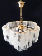 Plafondlamp - Messing, Kristal - Italiaanse hanglamp