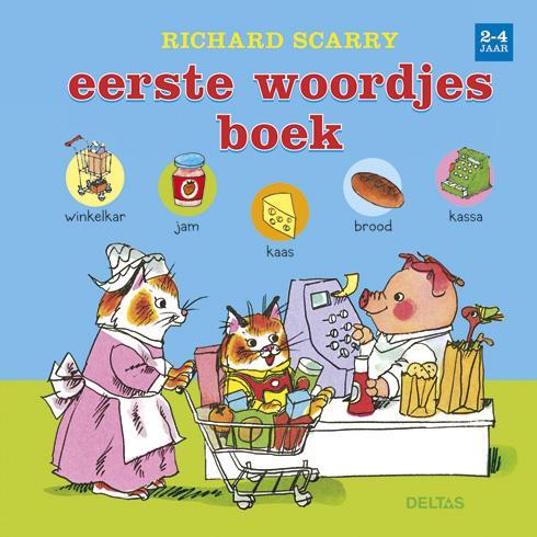 Eerste woordjesboek / 2-4 jaar / Richard Scarry, Boeken, Kinderboeken | Baby's en Peuters, Gelezen, Verzenden